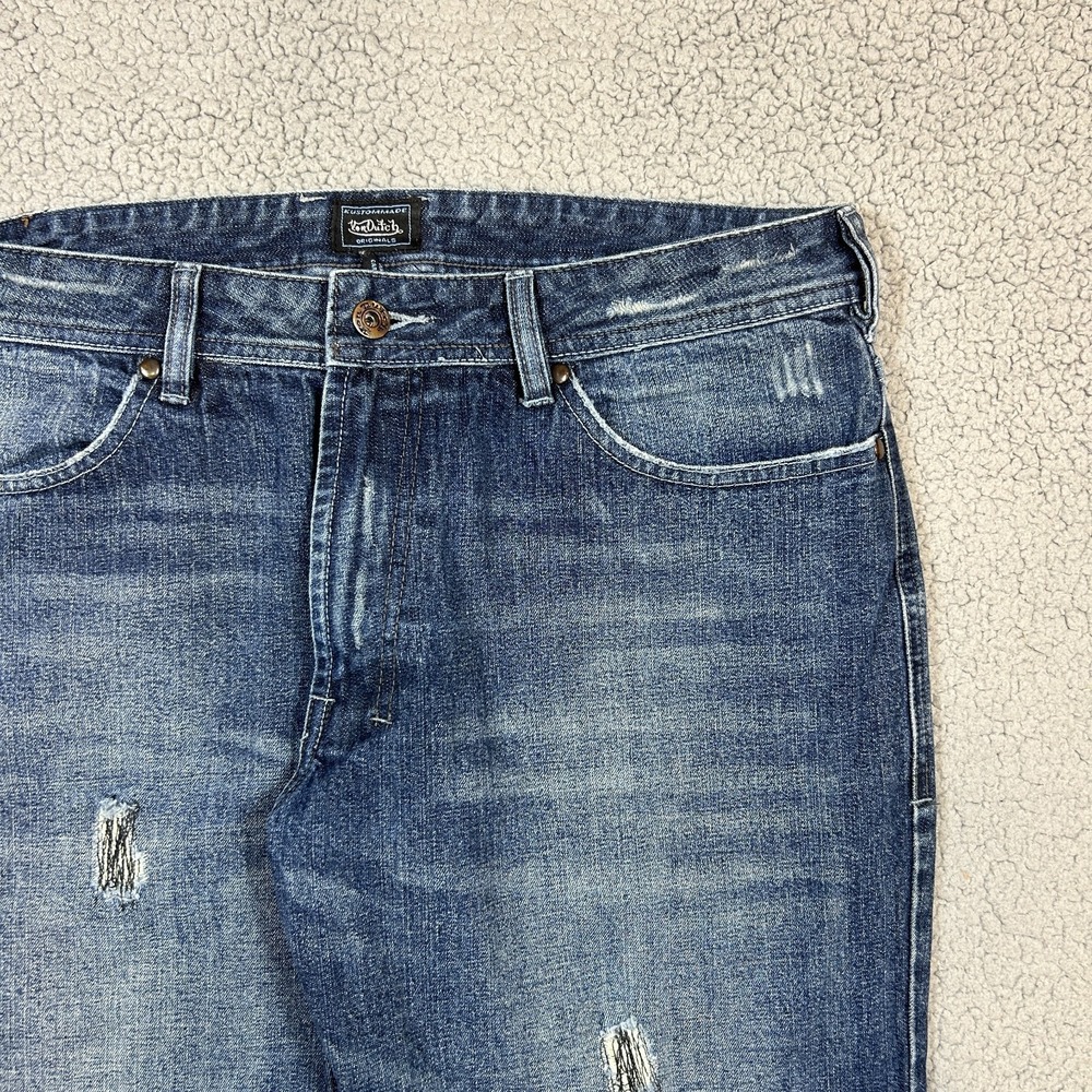 Von Dutch Kustom Jeans Size 36 Vintage Baggy Wide‎ Leg - Picture 2 of 7